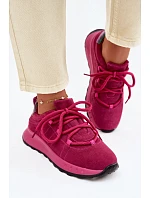 Dámske kožené semišové tenisky Fuchsia Bemela Dámske kožené semišové tenisky Fuchsia Bemela