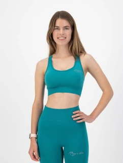 Rogelli TRINITY tyrkysová športová podprsenka S