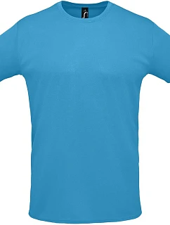 SOL'S Sprint Unisex športové tričko z piké 25.2995 aqua
