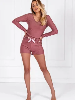 Dámske pyžamo Chloe Pink - Momenti Per Me