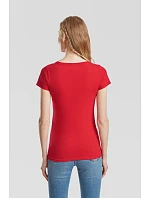 Fruit of the Loom Lady-Fit Valueweight V-Neck T Dámske tričko s výstrihom do V 16.1398 tmavomodrá