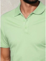 Pánske zelené polo tričko FashionStreet PX0554 Pánske zelené polo tričko FashionStreet PX0554