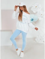 Dámske legíny s vysokým pásom SOFLEGG blue FashionStreet UY2512 Dámske legíny s vysokým pásom SOFLEGG blue FashionStreet UY2512