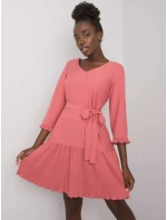 Šaty LK SK 507733.80P tmavo ružová