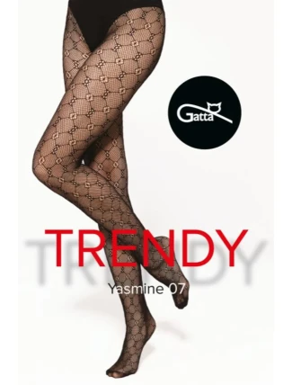 YASMINE - 07 SIEŤOVANÉ PANČUCHY