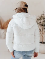 Dámska prešívaná zimná bunda SNOWLIKE s kapucňou biela FashionStreet TY4932