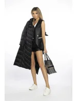 Dámska dlhá bunda s kapucňou Ann Gissy Black (AG1-J9169) Dámska dlhá bunda s kapucňou Ann Gissy Black (AG1-J9169)