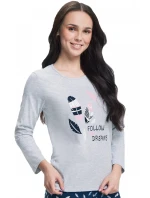 Dámske pyžamo 612 grey plus - Luna Dámske pyžamo 612 grey plus - Luna