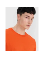 Pánske nadrozmerné hladké tričko s dlhým rukávom 4F 4FRSS25TLONM518-70S pánske