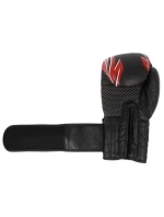 RBT-5A kožené boxerské rukavice čierno-červené