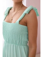 Kombinéza s volánom na vrchu mätová Kombinéza s volánom na vrchu mätová