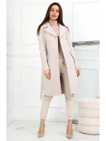 Dámsky kabát Malika beige- Merce