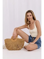 džínsové šortky model 228178 Taliansko Moda