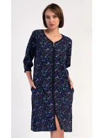 Dámske domáce šaty Hummingbird blue - Vienetta Dámske domáce šaty Hummingbird blue - Vienetta