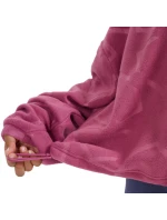 Dievčenský fleece 4F F342 tmavoružový 4FJWAW25TFLEF342 53A