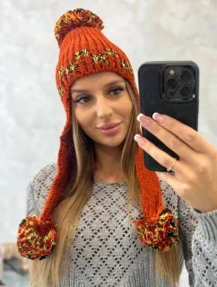 Dámska klapka na uši Nadia K321 červená