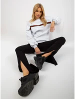 Dámska mikina EM BL 760.01 svetlo šedá - FPrice