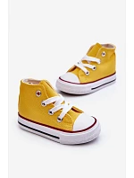 Detské vysoké tenisky Filemon, žlté – Sweet Shoes Detské vysoké tenisky Filemon, žlté – Sweet Shoes