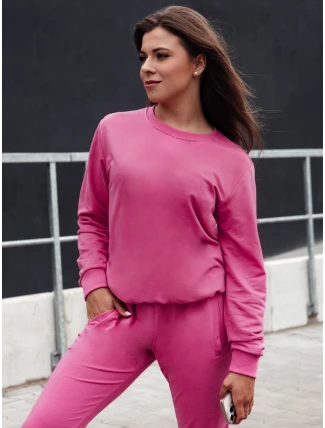 Dámska mikina GLAMFLAIR ružová FashionStreet BY1317 Dámska mikina GLAMFLAIR ružová FashionStreet BY1317