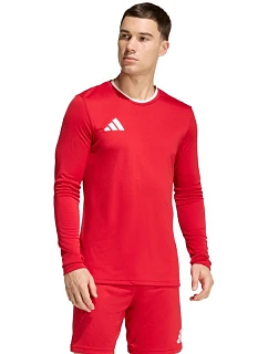 Pánske tričko adidas Entrada 26 s dlhým rukávom červené KF5847