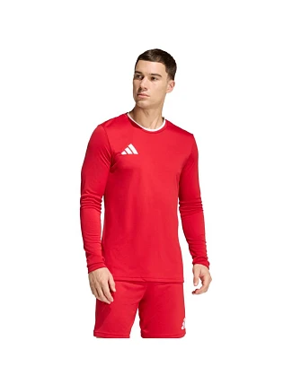 Pánske tričko adidas Entrada 26 s dlhým rukávom červené KF5847