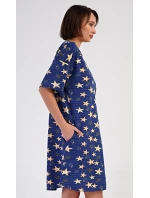Dámske domáce šaty s trojštvrťovými rukávmi Stars