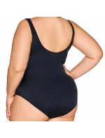 Dámske jednodielne plavky 61 black plus - AVA