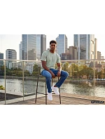 Russell Athletic 215M Tričko z hrubej bavlny „Authentic“ 10.215M classic red