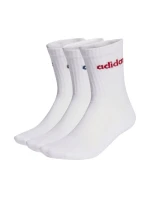 Adidas Linear Crew Cushioned Socks 3 páry biele KD1716