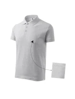 Bavlnená polokošeľa Malfini M MLI-21203 svetlo šedá melanž Bavlnená polokošeľa Malfini M MLI-21203 svetlo šedá melanž