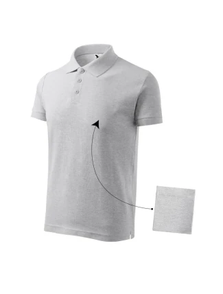 Bavlnená polokošeľa Malfini M MLI-21203 svetlo šedá melanž Bavlnená polokošeľa Malfini M MLI-21203 svetlo šedá melanž