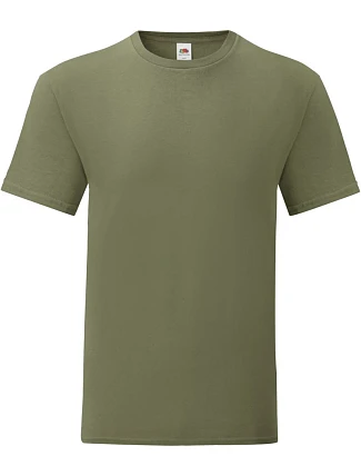 Fruit of the Loom Iconic 150 T Pánske tričko 16.1430 classic olive Fruit of the Loom Iconic 150 T Pánske tričko 16.1430 classic olive