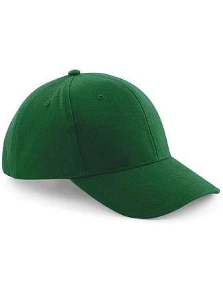 Beechfield B 65 6-panelová čiapka s kšiltom „Pro Style“ 53.0065 lesná zeleň