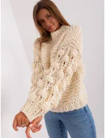 Jumper AT SW 2382.97P svetlo béžová