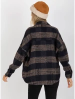 Košeľa DN KS 3990.95P tmavo modrá