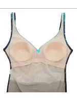 Jednodielne plavky 7356 M3 čierno-zelené - Anita