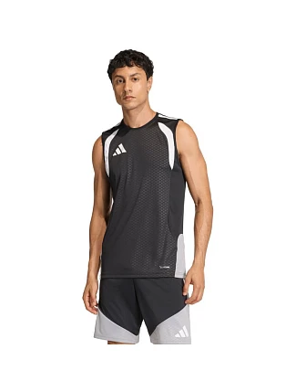Pánske tričko adidas Tiro 26 Competition Sleeveless Jersey black JX4253 pánske Pánske tričko adidas Tiro 26 Competition Sleeveless Jersey black JX4253 pánske