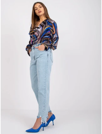 Blúzka DHJ BZ 15201.30 šedá čierna