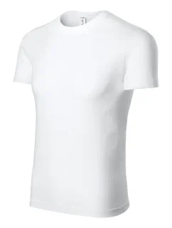 Tričko s farbou unisex biele