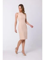 Dámske šaty S342 Beige - Stylove