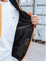 Pánska prechodná bunda prešívaná tmavomodrá FashionStreet TX3783