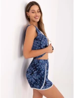 Šortky AT SN 2501A.02 tmavo modrá