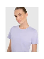 Dámske rýchloschnúce tréningové tričko regular fit 4F 4FWAW25TFTSF1516-34S