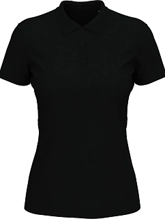 Stedman Lux Polo Women Dámske piqué polo „Lux“ 05.9160 black opal