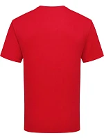 Tričko Fruit of the Loom Pure Cotton T z hustej organickej bavlny 16.1362 červené