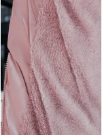 Dámska prešívaná zimná bunda SPARKLE pink FashionStreet TY5526 Dámska prešívaná zimná bunda SPARKLE pink FashionStreet TY5526