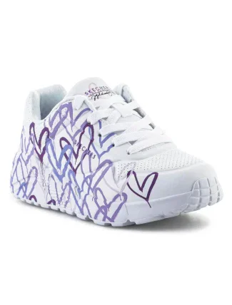 Topánky Skechers JGoldcrown: Uno Lite - Spread the Love Jr 314064L-WLPR