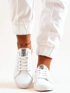 Skórzane Tenisówki Big Star JJ274311 Białe