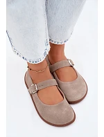 Balerínky Barefoot z prírodného semišu Zazoo 316 Cappuccino Balerínky Barefoot z prírodného semišu Zazoo 316 Cappuccino