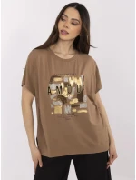 Blúzka CLM BZ 1701.81 svetlohnedá